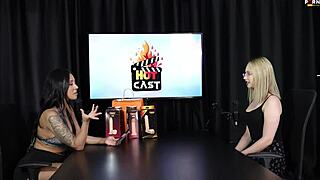 Intriguing Interview With Vivan Lola And Vitória Beatriz In Sheer Red