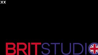 British redhead student fucks her tight cunt with raw domination