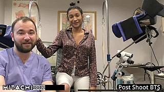 Nurse Miss Mars Forces Human Guinea Pig to Orgasm with Hitachi