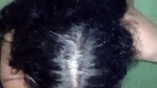 She sneaks off to the bathroom with her friend to secretly suck his cock.