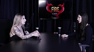 Naughty interview with Melina Khalifa in Porn Cast Brazil - part 3!