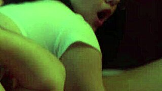 lewd boy licks pussy his milfs and she takes real female orgasm, sensual