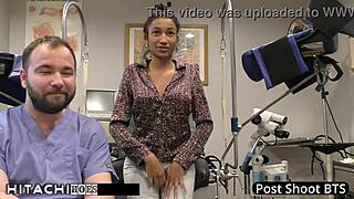 Nurse Miss Mars Forces Human Guinea Pig to Orgasm with Hitachi