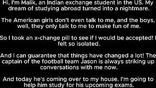 Indian student part 01 - sissy caption story