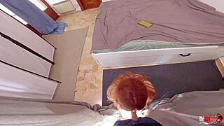 I Took Out My Dick And Started Jerking Off In Front Of My Stepmother And She Sucked Me Off Then I Fucked Her Pussy