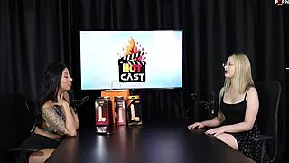 Naughty interview with Vivan Lola and Vitória Beatriz on Porn Cast Brazil part 1