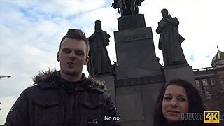 Intense Passion Surges In Prague Pickup Sex For Cash With Hot Brunette