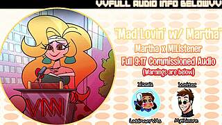 nsfw ero audio martha x m listener mad lovin with martha