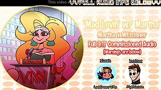 nsfw ero audio martha x m listener mad lovin with martha