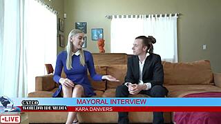 Kay lovely as supergirl in disgraceful interracial fucking