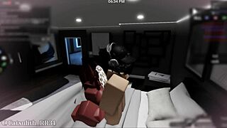 Dominating her hard in creampie sex, showing who's boss in this intense game