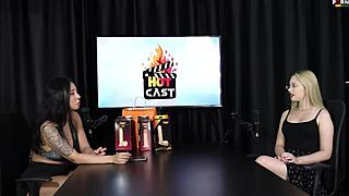 Naughty interview with Vivan Lola and Vitória Beatriz on Porn Cast Brazil part 1