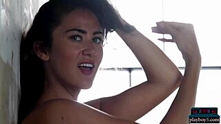 wow, madison walker's big tits stretching in the morning!