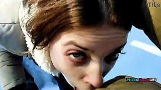 Russian Stepsister's Outdoor Blowjob: My Favorite Wild Moment