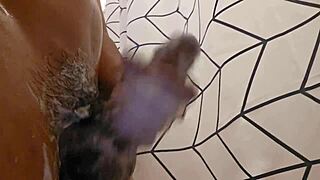 Watch me masturbating in the shower for part 2.