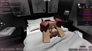 Dominating her hard in creampie sex, showing who's boss in this intense game