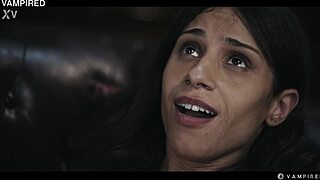 lesbian interracial vampire tale - black girl mesmerizes latina