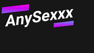 A person with a big ass engages in playful activity with her dildo