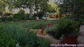 small tit lesbian babes pleasing each other 😘