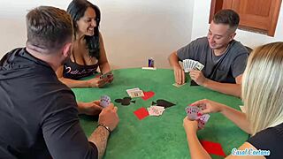 Card game turns into hot swap with friends