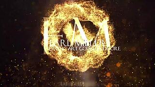 Cute horny brunette victoria voss orgasms intensely hard from vigorous masturbating with toys and feet