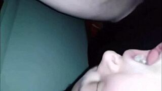 i chubby slut givving oral to two dudes