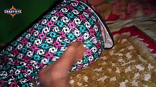 Indian local bhabhi and devar have hot home sex in village.