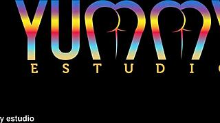 Sensual Colombia teen Brittany Taylor ass fisted, then double anal DP with three big studs