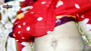 Indian local bhabhi and devar have hot home sex in village.
