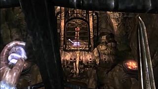 Redhead's footjob and fingering fun