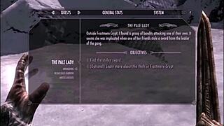 Redhead's footjob and fingering fun