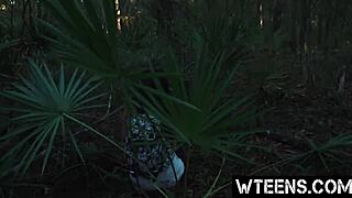 Petite Teen Michelle Martinez Gives Blowjob And Gets Pussy Smashed!