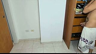 i'm 19 green eyed debuting in porn when caught alone in room