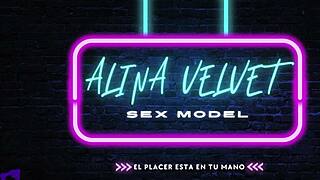 'Jerk me off, horny latina mistress, facial on your tits!'