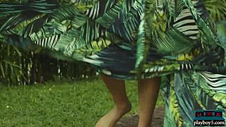 pre boob job tiny asian teen kit rysha exposes petite body outdoors