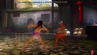 Two sexy maids battle fiercely in a catfight for your attention in this doa diva scene