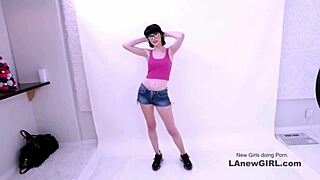 Ravishing brunette goddess gets fucked in modeling audition 😍