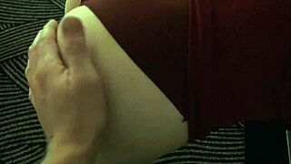 Stunning redhead teen Alex Harper handles huge task in homemade video