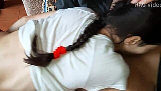 i help my teacher with some licking and masturbating