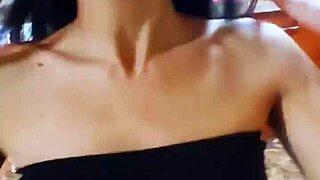 Delivery guy arrives, I have sex with him before husband comes home, he fucks me bareback and cums on my face.