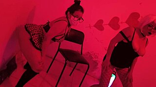 Beautiful mature ladies begin their adult content journey, innocent yet eager to fuck.