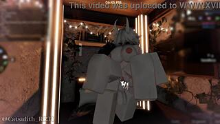 After Playing Around, I Fuck This Hot Demon Girl