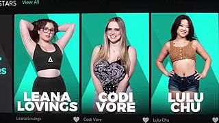 oh, aria sloane caught touching herself while watching hime marie dancing!