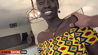 hey, this thick big tits black bikini model fucks the casting agent hard to land that job