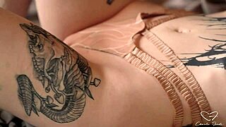 ITS CHARLIE FORDE BENDING OVER FOR HER GIRLFRIEND'S LICKING AND FINGERING ON THE BED