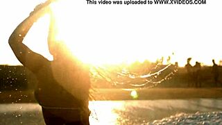 sexy slo-motion surf models pose in 1000fps for hellokisses co