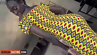 hey, this thick big tits black bikini model fucks the casting agent hard to land that job