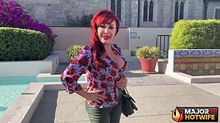 stunning redhead milf sexy vanessa gets anal pounded by rome major