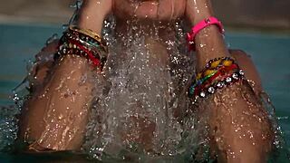 sexy slo-motion surf models pose in 1000fps for hellokisses co