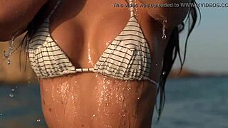 sexy slo-motion surf models pose in 1000fps for hellokisses co